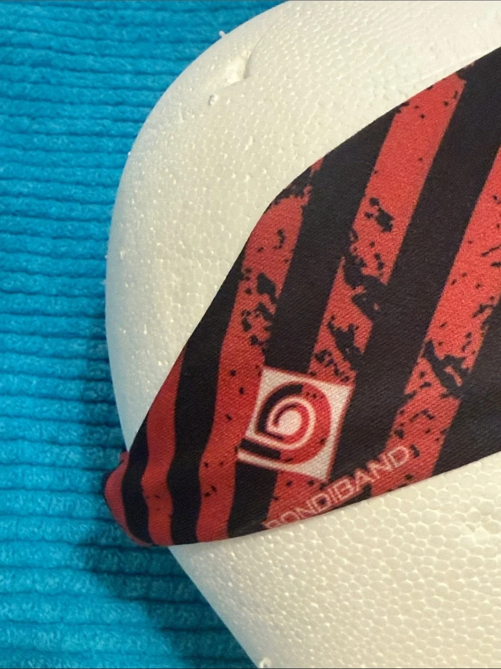 Red and Black Striped Headband - 'Run? I Thought You Said Rum' 3